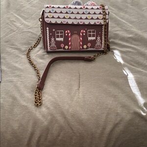 Whimsical Candy House Crossbody Bag